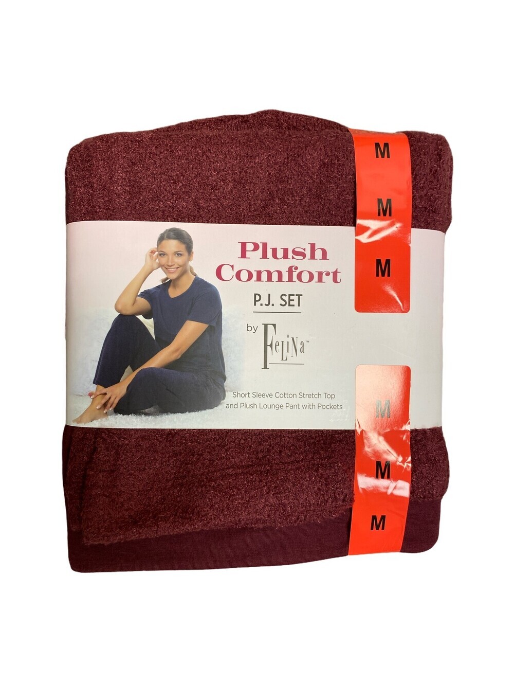 Felina Womens Plush Comfort Pajama Set Size M